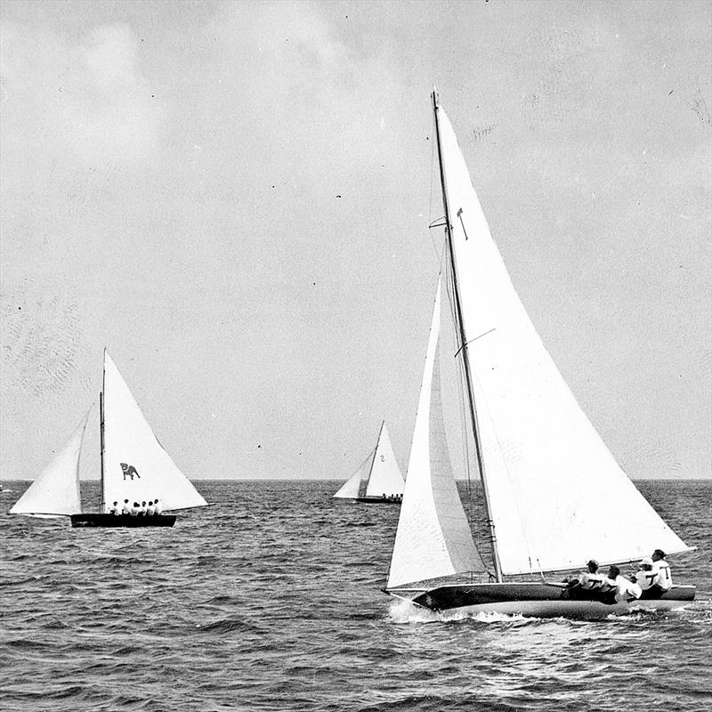 Talei and Top Dog at Suva in 1952 photo copyright Archive taken at Australian 18 Footers League and featuring the 18ft Skiff class