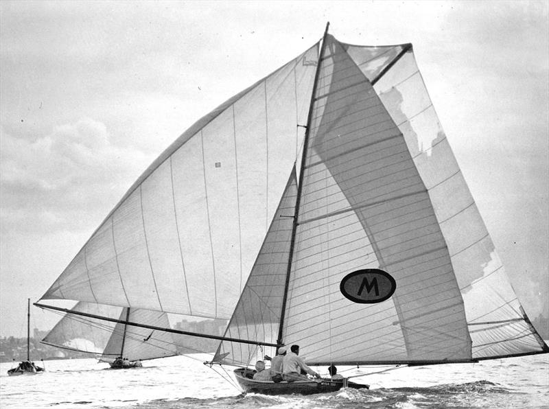 1951 champion, Myra Too photo copyright Archive taken at Australian 18 Footers League and featuring the 18ft Skiff class