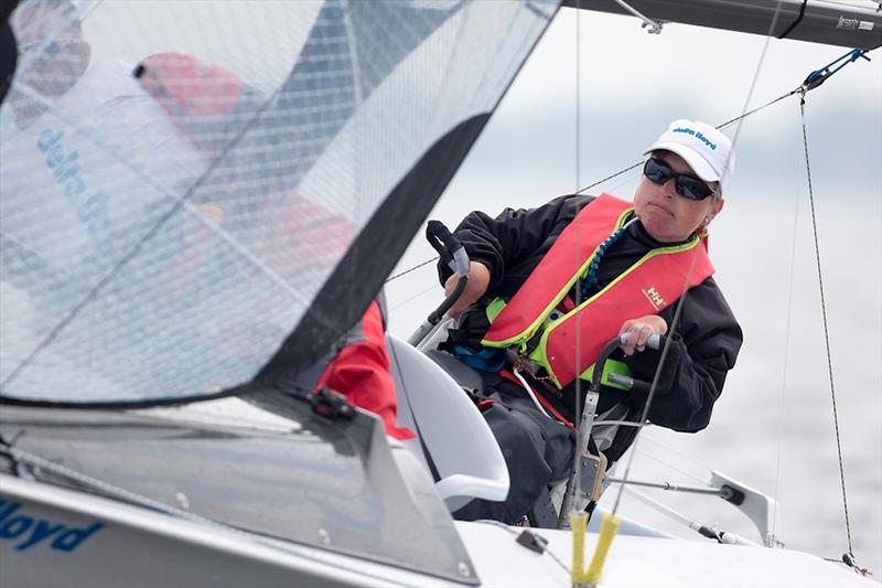 Light winds for day 2 of the 30th Delta Lloyd Regatta photo copyright Sander van der Borch taken at Royal Yacht Club Hollandia and featuring the SKUD 18 class