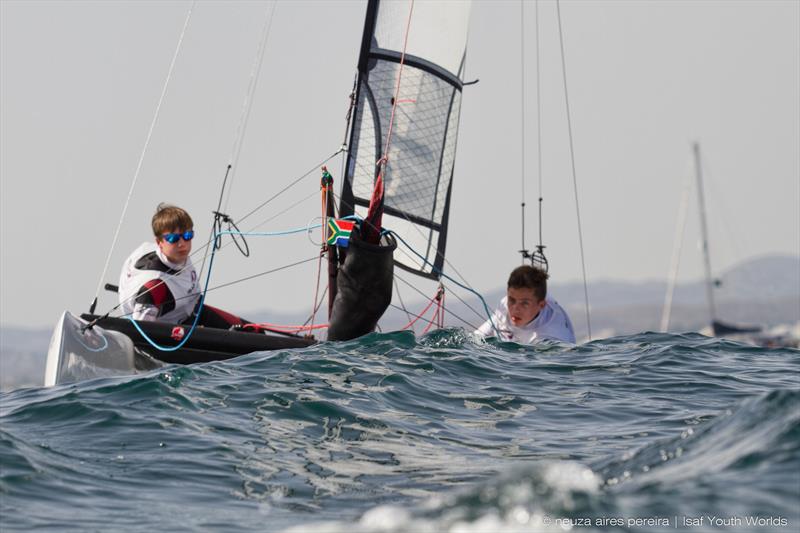 Day 4 of the ISAF Youth Sailing World Championship photo copyright Neuza Aires Pereira / ISAF taken at  and featuring the SL16 class