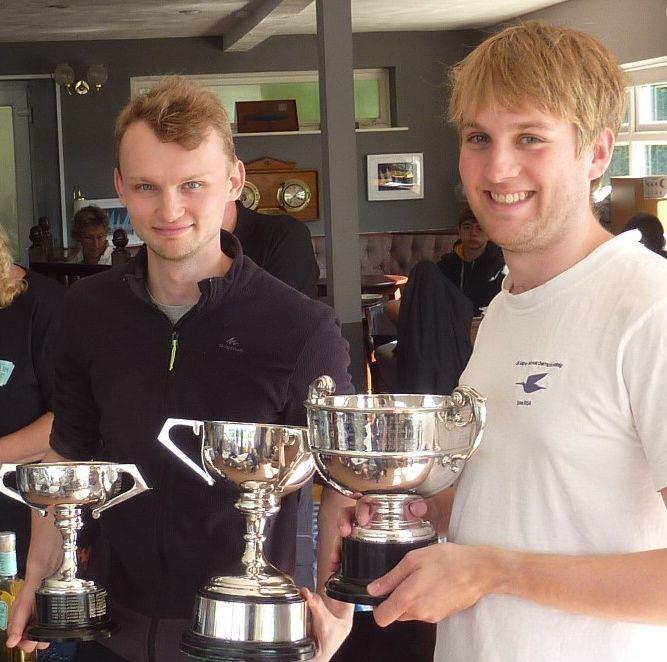 Matthew Wolstenholme and Will Maguire win the Marlin Spike Rum UK Snipe National Championships photo copyright Ian Knight taken at Bala Sailing Club and featuring the Snipe class
