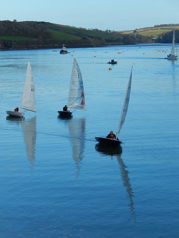 Salcombe Winter Series race 4 photo copyright Malcolm Mackley taken at Salcombe Yacht Club and featuring the Solo class