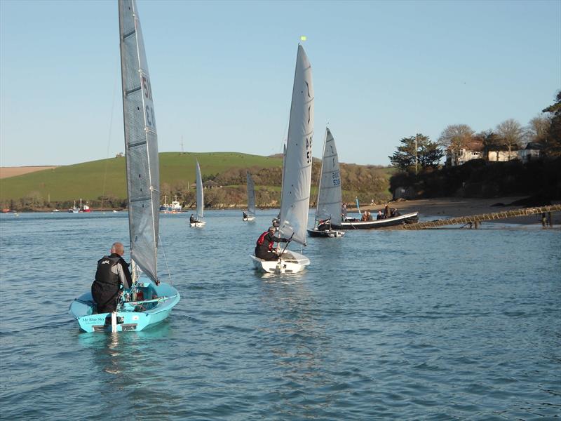 Salcombe Winter Series race 5 photo copyright Chris Cleaves taken at Salcombe Yacht Club and featuring the Solo class