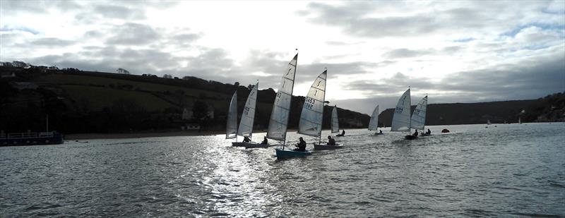 Salcombe Winter Series race 6 photo copyright Chris Cleaves taken at Salcombe Yacht Club and featuring the Solo class