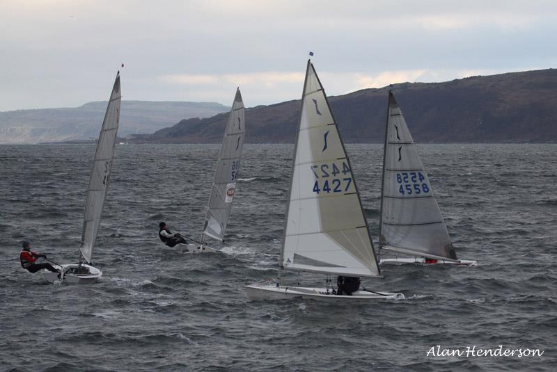 Largs New Year Races photo copyright Alan Henderson taken at Largs Sailing Club and featuring the Solo class