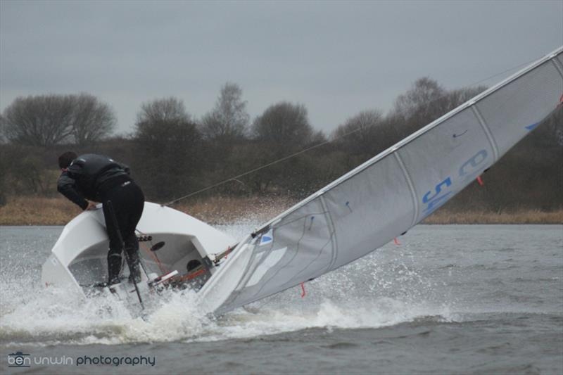 New Year's Day Pursuit 2015 at Leigh and Lowton photo copyright Ben Unwin / www.benunwinphotography.co.uk taken at Leigh & Lowton Sailing Club and featuring the Solo class