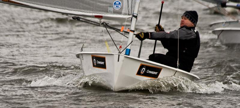 Crewsaver Tipsy Icicle Series at Leigh & Lowton final weekend photo copyright Gerard van den Hoek taken at Leigh & Lowton Sailing Club and featuring the Solo class