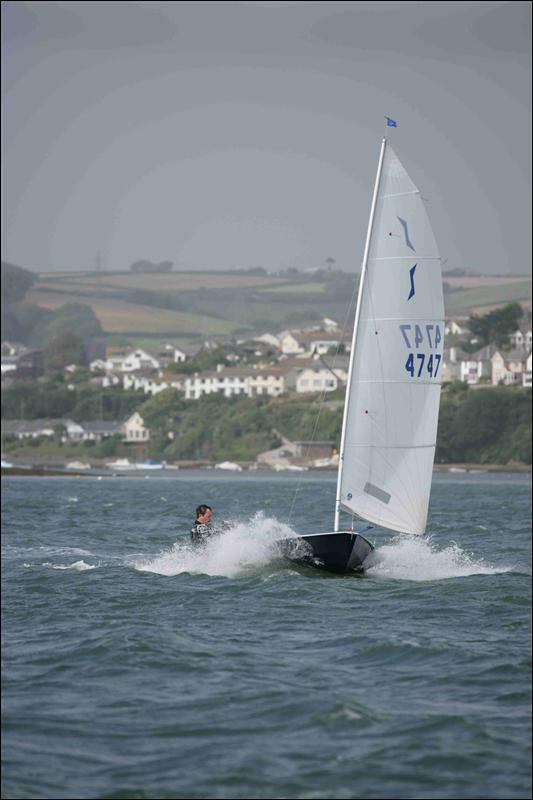 Alastair Morley on the reach photo copyright David Gates taken at  and featuring the Solo class