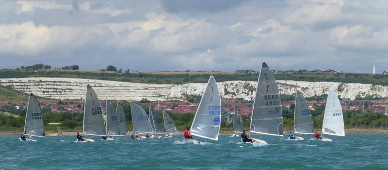 Hyde Sails Solo open meeting at Portcheste?r - photo © Brian Beavis