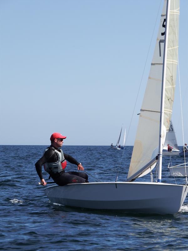 Andy Davis finishes second overall at the Selden Solo Nationals at North Berwick photo copyright Will Loy taken at East Lothian Yacht Club and featuring the Solo class
