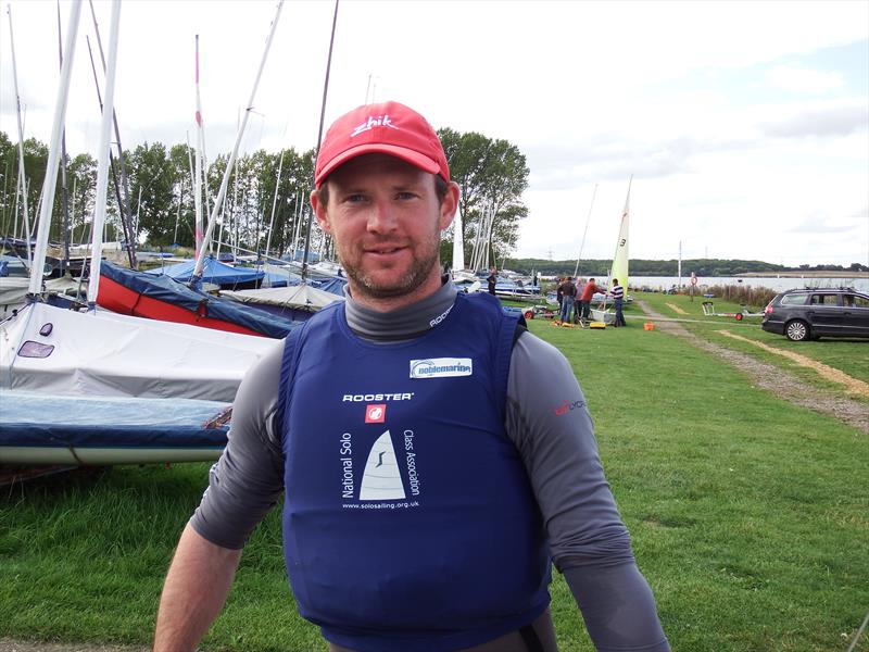 Andy Davis wins the Harken Solo Inlands at Grafham Water photo copyright Will Loy taken at Grafham Water Sailing Club and featuring the Solo class