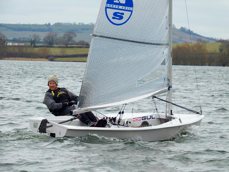 Charlie Cumbley during the Noble Marine Solo Winter Championship photo copyright Will Loy taken at Chew Valley Lake Sailing Club and featuring the Solo class
