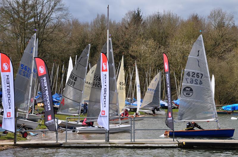 Rooster Midland Solo Travellers at Hollowell photo copyright Stewart Elder taken at Hollowell Sailing Club and featuring the Solo class