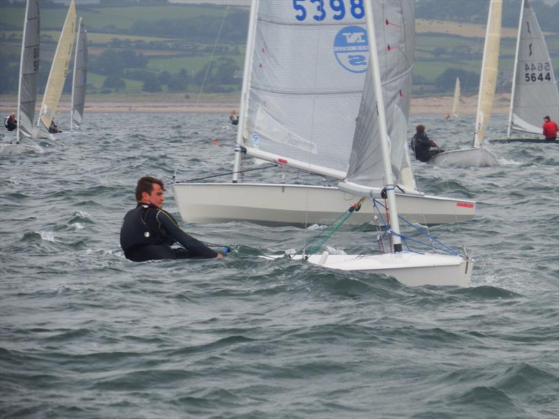 Peter Ballentine (1st junior and 6th overall after 6 races) on day 5 of the Superspars National Solo UK Championship photo copyright Will Loy taken at Plas Heli Welsh National Sailing Academy and featuring the Solo class