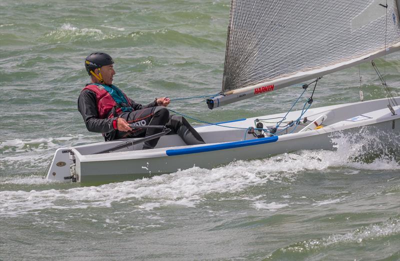 Appreciating support from Harken during the Solo Southern Area Championship at Felpham photo copyright Bill Brooks taken at Felpham Sailing Club and featuring the Solo class