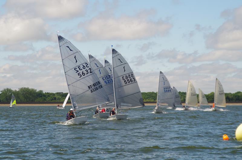 Solos at Bough Beech photo copyright Martyn Smith taken at Bough Beech Sailing Club and featuring the Solo class