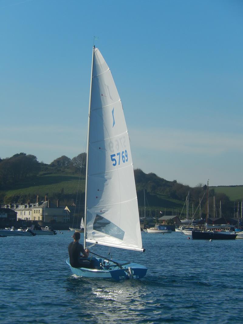 Salcombe Yacht Club Autumn Series Race 7 photo copyright Malcolm Mackley taken at Salcombe Yacht Club and featuring the Solo class
