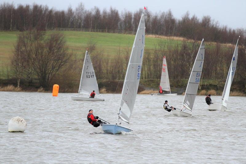 Leigh & Lowton SC New Year's Day Pursuit photo copyright Tim Yeates taken at Leigh & Lowton Sailing Club and featuring the Solo class