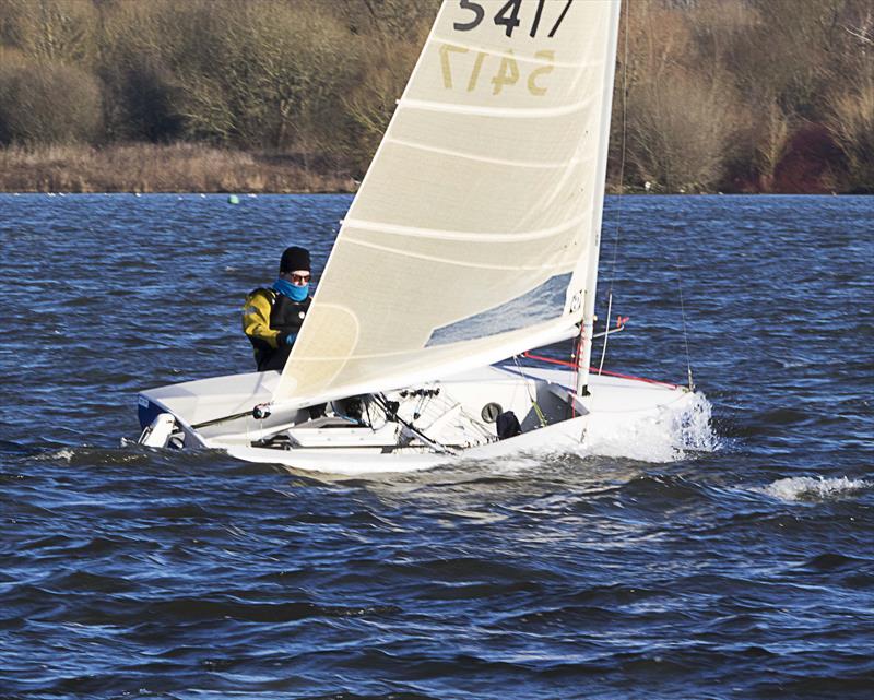 Leigh & Lowton Tipsy Icicle Series Week 1 photo copyright Gerard Van den Hoek taken at Leigh & Lowton Sailing Club and featuring the Solo class