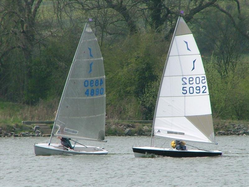 Solos at Banbury photo copyright George Scott taken at Banbury Sailing Club and featuring the Solo class