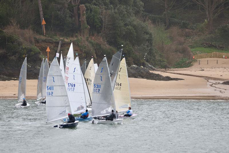Salcombe Festive Series Race 3 on New Year's Day 2022 photo copyright Lucy Burn taken at Salcombe Yacht Club and featuring the Solo class