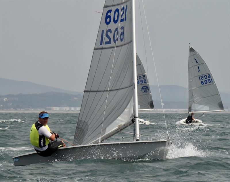 Tom Gillard on day 4 of the Solo Nationals at Abersoch photo copyright Will Loy taken at South Caernarvonshire Yacht Club and featuring the Solo class