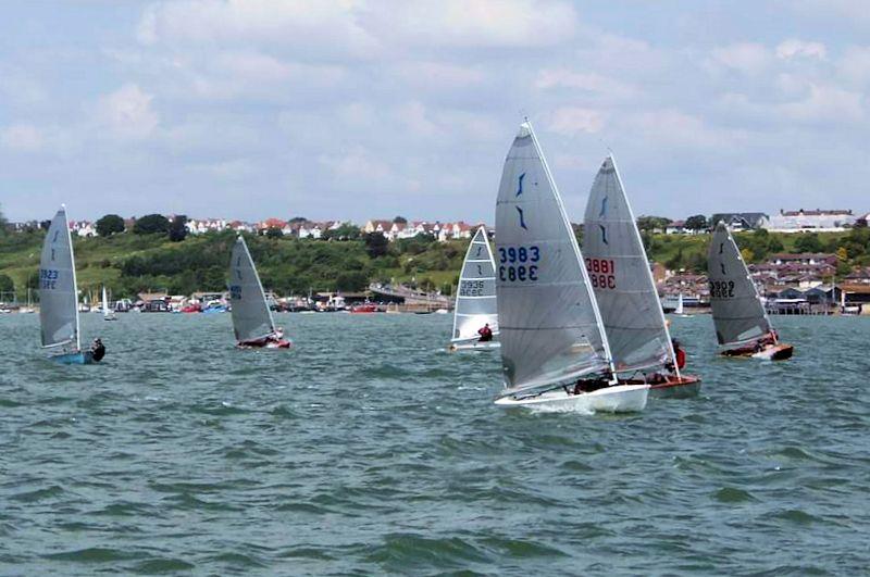 NSCA Solo class Vintage Championship at Leigh-on-Sea photo copyright LOSSC taken at Leigh-on-Sea Sailing Club and featuring the Solo class