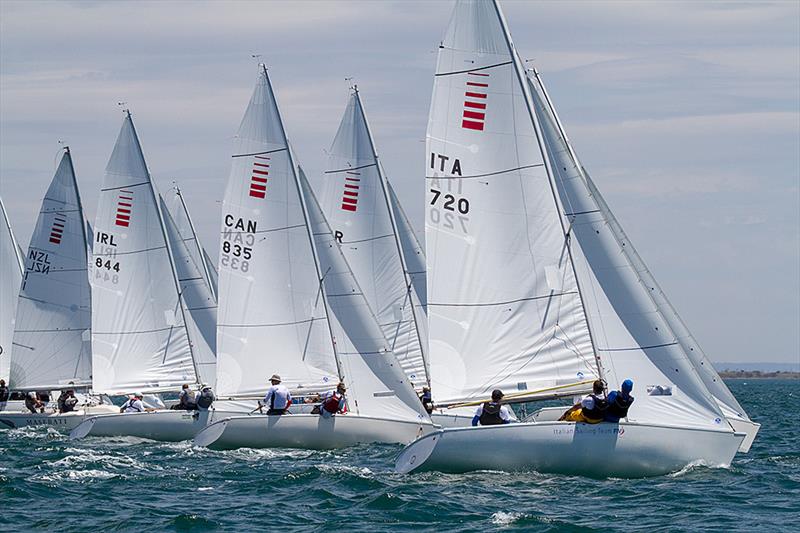 Strong winds on day 3 of the Para World Sailing Championships photo copyright Teri Dodds taken at Royal Yacht Club of Victoria and featuring the Sonar class
