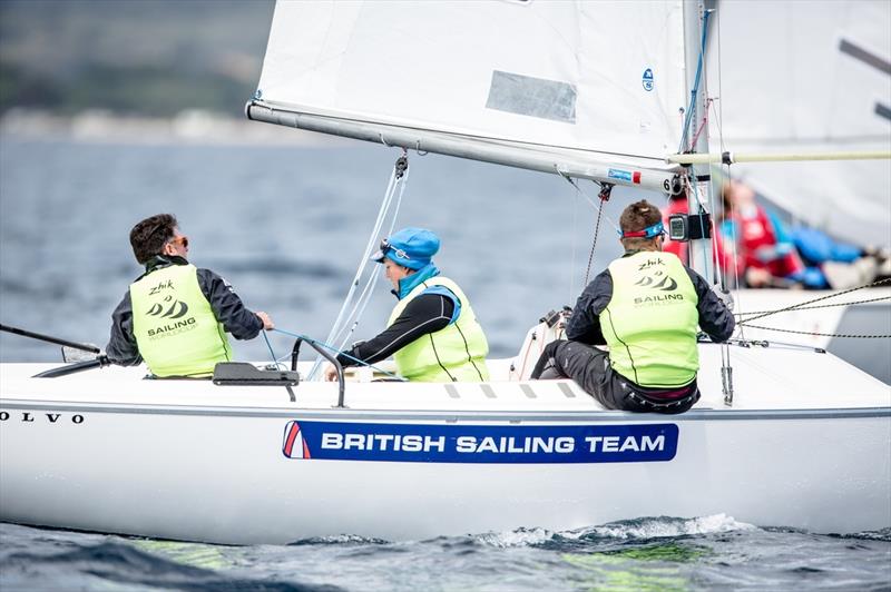 British Sonar Team on day 2 at Sailing World Cup Hyeres - photo © Jesus Renedo / Sailing Energy / World Sailing