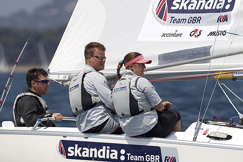 French Olympic Sailing Week day 5 photo copyright Richard Langdon / Skandia Team GBR taken at  and featuring the Sonar class