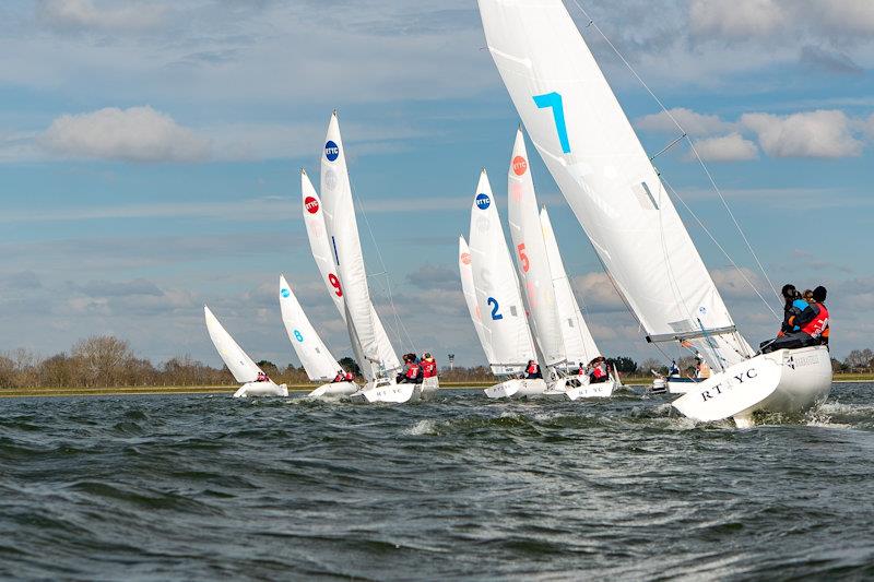 Schools British Keelboat League Championship photo copyright Freddie Cardew-Smith / Royal Thames YC taken at Royal Thames Yacht Club and featuring the Sonar class