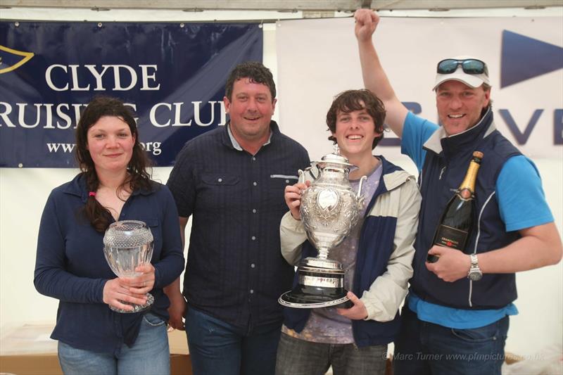 Murray Caldwell and crew from Red Hot Poker win the Silvers Marine Scottish Series overall photo copyright Marc Turner / www.pfmpictures.co.uk taken at Clyde Cruising Club and featuring the Sonata class