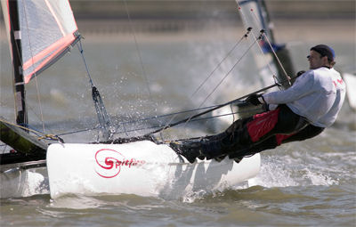 Action from the cat open at Minnis Bay photo copyright Steve Emby / www.embyimages.com taken at  and featuring the Spitfire class