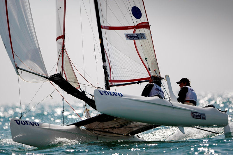 Action from the 2011 RYA Volvo Youth National Championships photo copyright Paul Wyeth / RYA taken at Hayling Island Sailing Club and featuring the Spitfire class