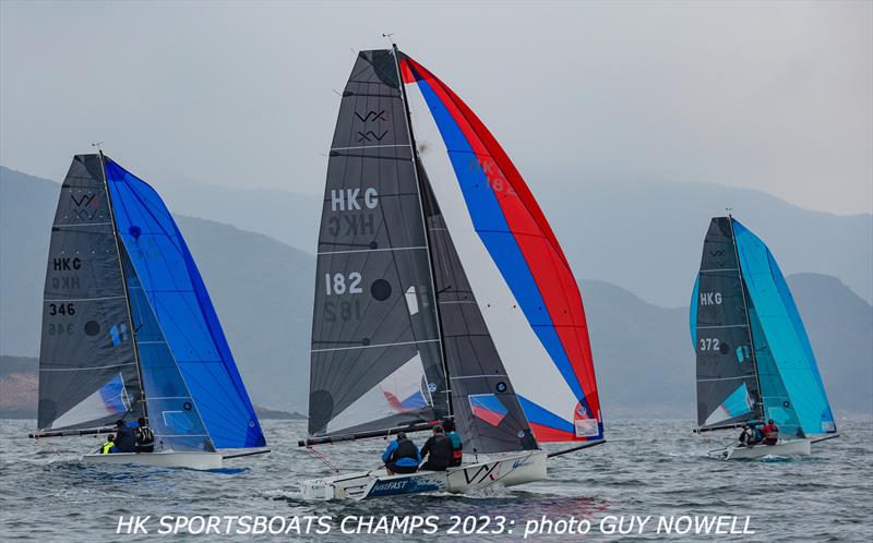 VX One fleet. HK Sportsboats Class Championship 2023 photo copyright Guy Nowell taken at  and featuring the Sportsboats class
