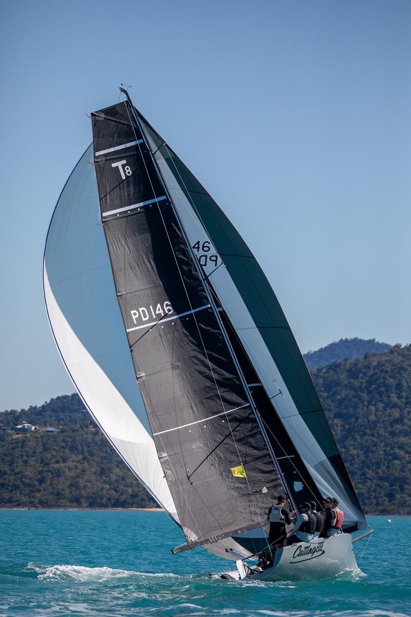 Andrew Jones sailed Cutting Edge to a win - 2023 Airlie Beach Race Week photo copyright Shirley Wodson / ABRW taken at Whitsunday Sailing Club and featuring the Sportsboats class