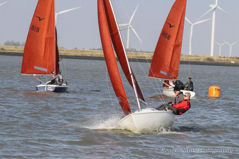 Robert Coyle and Mark Rawinsky are runners up in the Squib Last Chance Regatta at Burnham photo copyright Roger Mant taken at Royal Corinthian Yacht Club, Burnham and featuring the Squib class