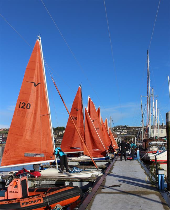 The Kinsale Frostbite Series starts photo copyright Fiona Ward taken at Kinsale Yacht Club and featuring the Squib class