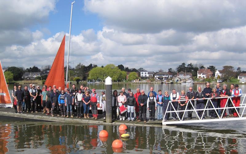 Waiting for the breeze at the Squib Broadland Regatta photo copyright W&OBYC taken at Waveney & Oulton Broad Yacht Club and featuring the Squib class