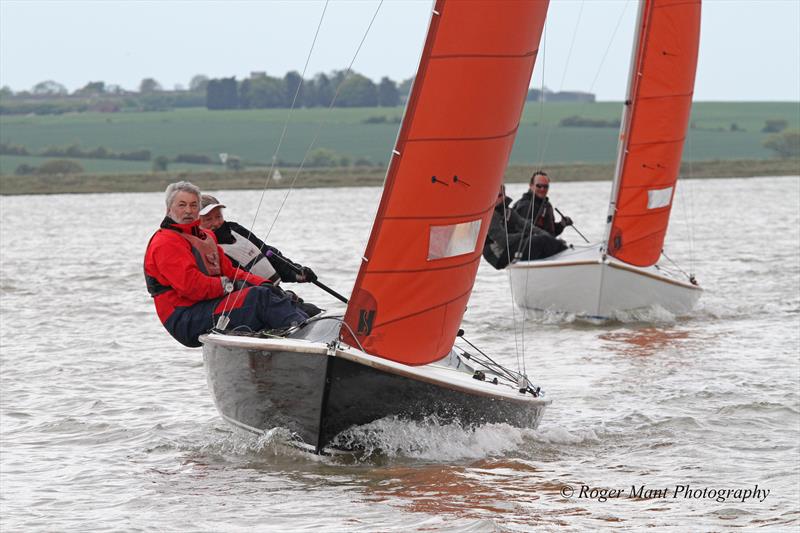 Nigel Grogan and Ian Keely, runners-up in the Squib Gold Cup at Burnham photo copyright Roger Mant taken at Royal Corinthian Yacht Club, Burnham and featuring the Squib class