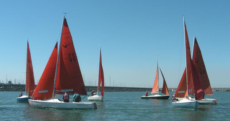 Squib Coaching with Nigel and Jack Grogan in Dun Laoghaire photo copyright Vincent Delany taken at Royal St George Yacht Club and featuring the Squib class