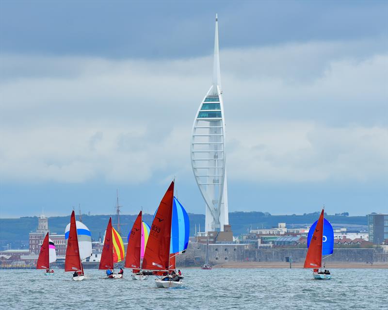 Portsmouth Regatta 2021 photo copyright Geoff Dixon taken at Portsmouth Sailing Club and featuring the Squib class