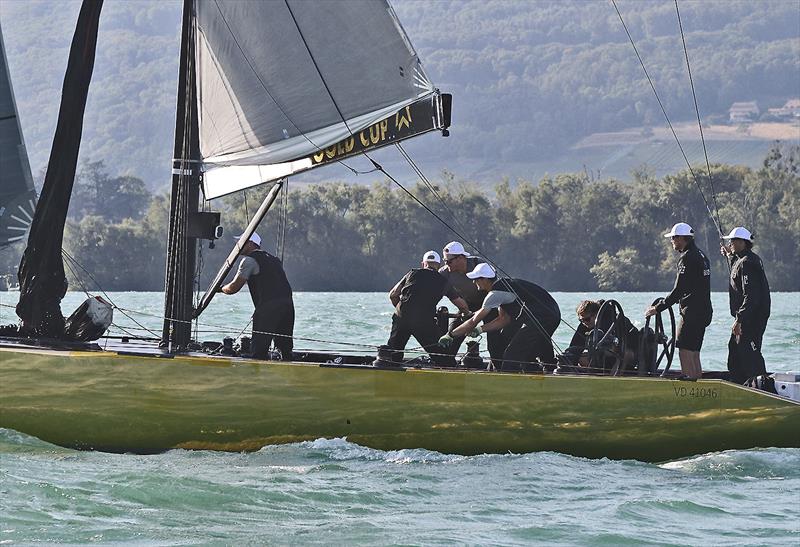 SSL Gold Cup - Team AUS has settled swiftly into their roles on board - now it is all about finessing it photo copyright John Curnow taken at Cercle de la Voile de Grandson and featuring the SSL47 class