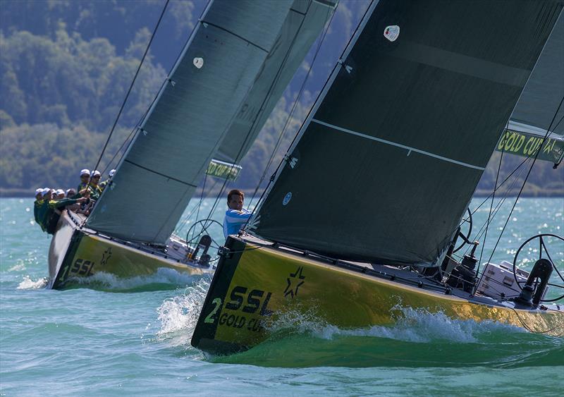 High and slo, or low and fast? photo copyright John Curnow taken at Cercle de la Voile de Grandson and featuring the SSL47 class