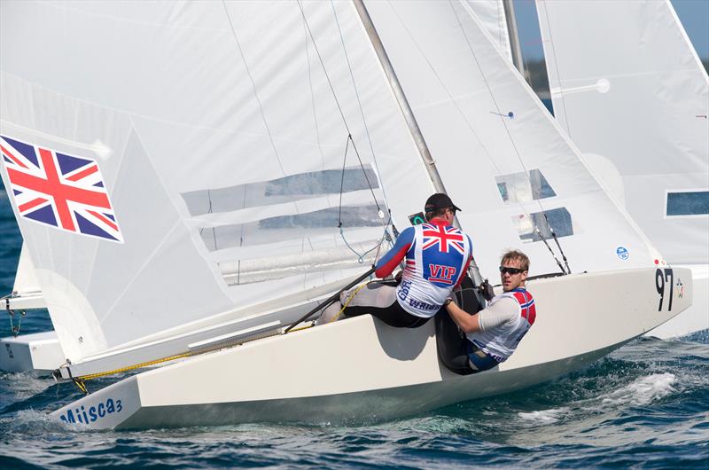 Ed Wright and Petter Morland Pedersen on day 2 of the Star Sailors League Finals - photo © Carlo Borlenghi / SSL
