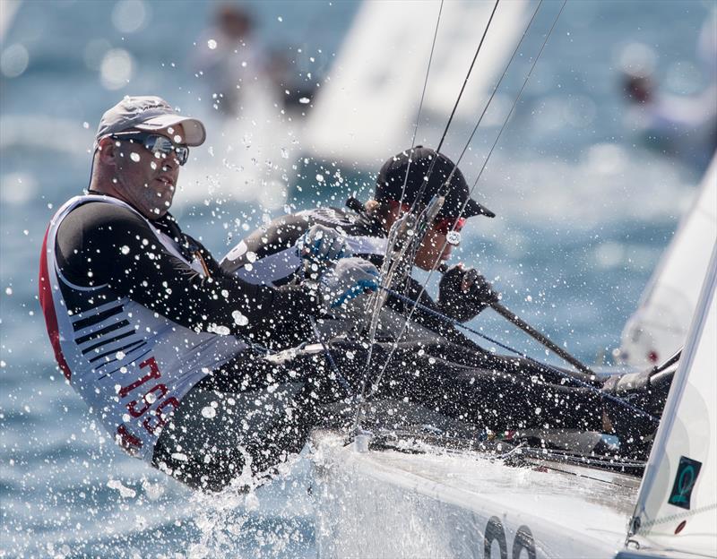 Andy Maloney (NZL) and Tyler Bjorn (CAN) on day 3 of the Star Sailors League Finals photo copyright Carlo Borlenghi / SSL taken at  and featuring the Star class