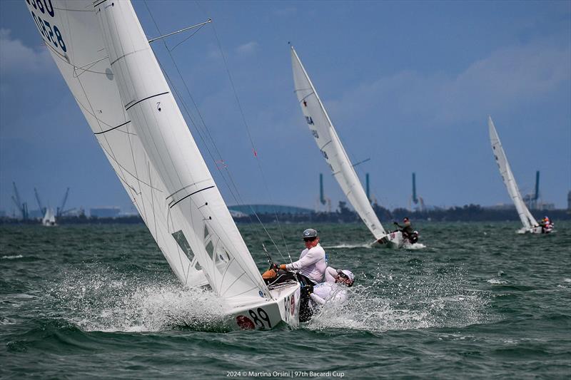 Eric Doyle / Payson Infelise win race 3 to lead overall after day 3 of the 97th Bacardi Cup photo copyright Martina Orsini taken at Coral Reef Yacht Club and featuring the Star class