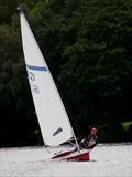 3rd place Paul Newman in his Streaker during the 2023 Border Counties Midweek Sailing Series at Redesmere © John Nield