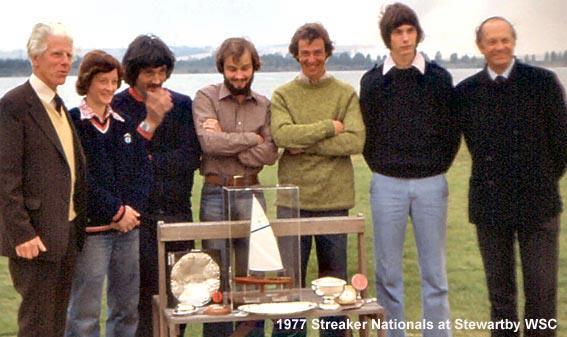 1978 Streaker National Championship prize winners at Stewartby photo copyright Degge Archive taken at Stewartby Water Sailing Club and featuring the Streaker class