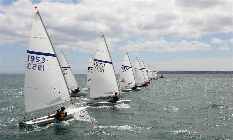 Race 1 starts during the Noble Marine Streaker Nationals at Torbay photo copyright Ben Falat taken at Royal Torbay Yacht Club and featuring the Streaker class